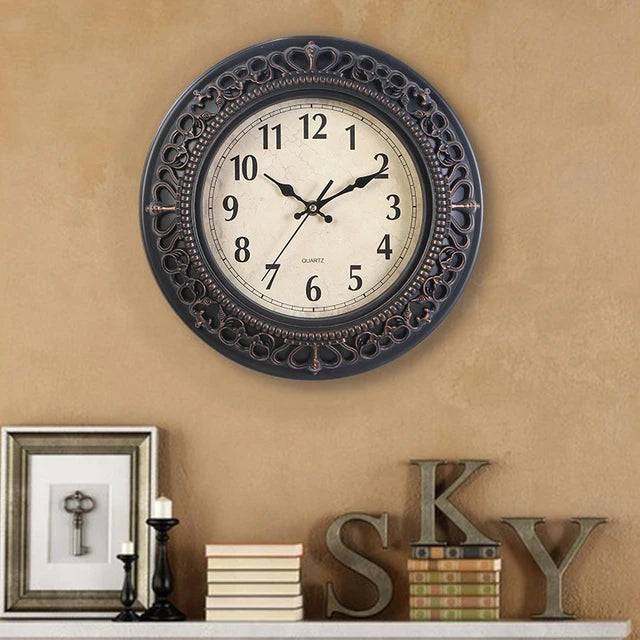 Carved Vingate Wall Clock