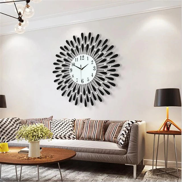 Creative Crystal Wall Clock