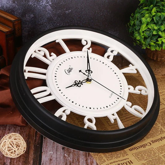 Wall Clock Carved Hollow