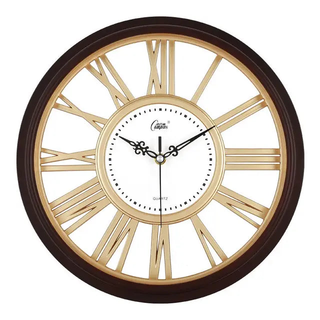 Wall Clock Carved Hollow