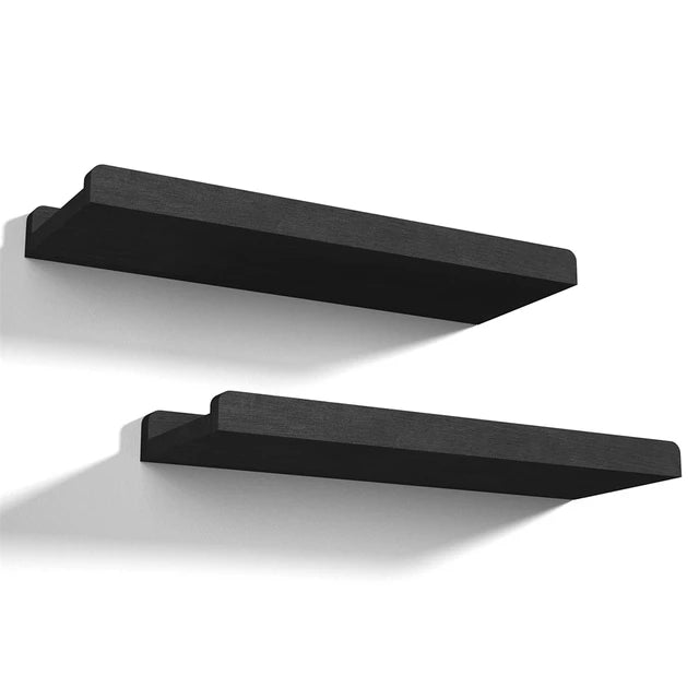 Set of 2 Floating Shelves - Wooden