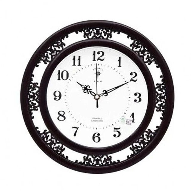 Wall Clock Carved Hollow